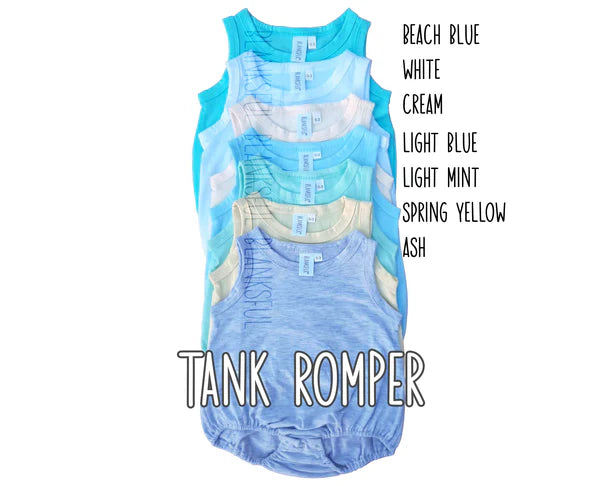 Sublimation Shirt- Tank Romper