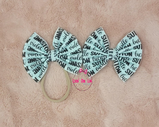 Name Bows