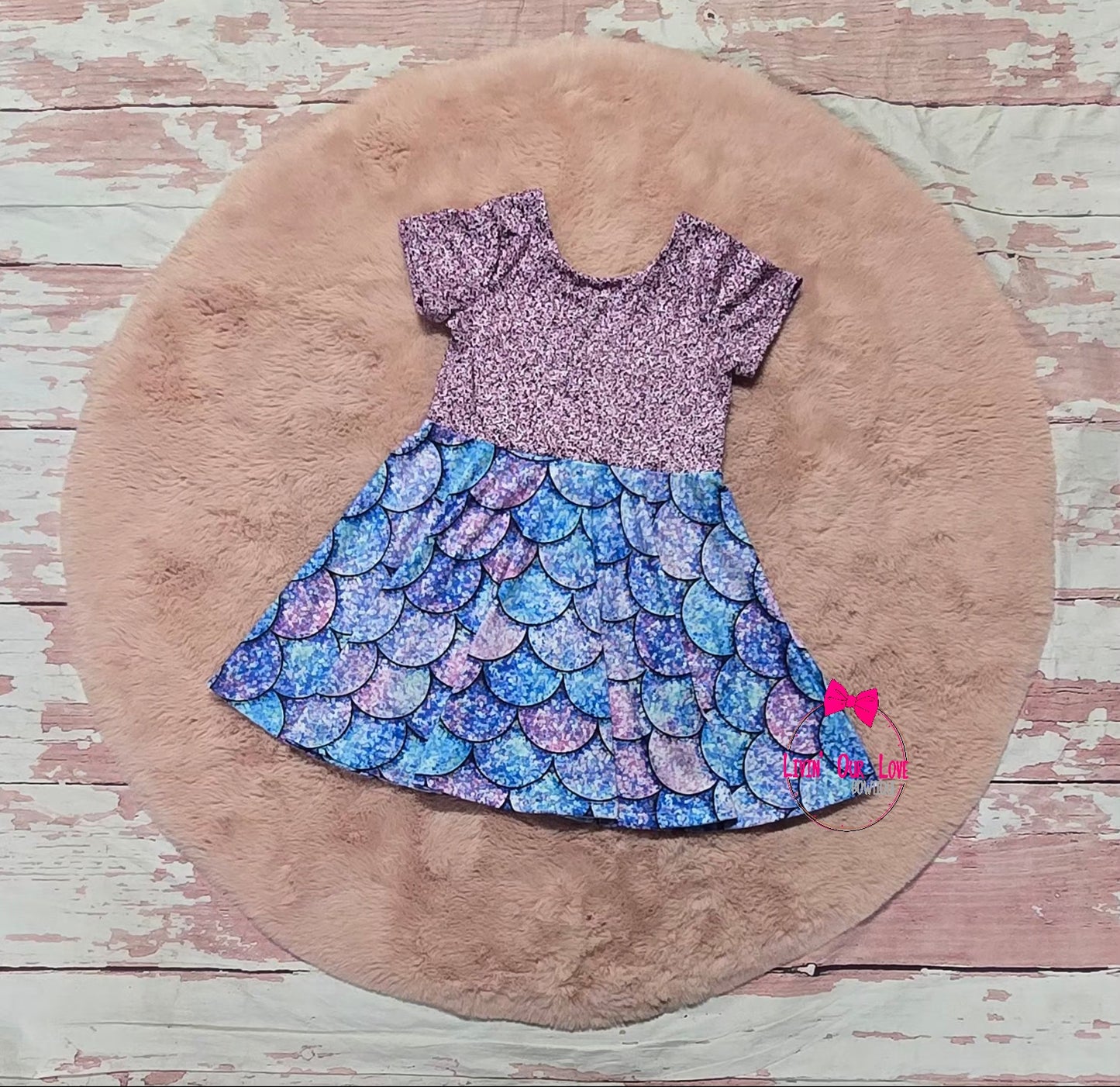 Mermaid Scales Melanie Dress