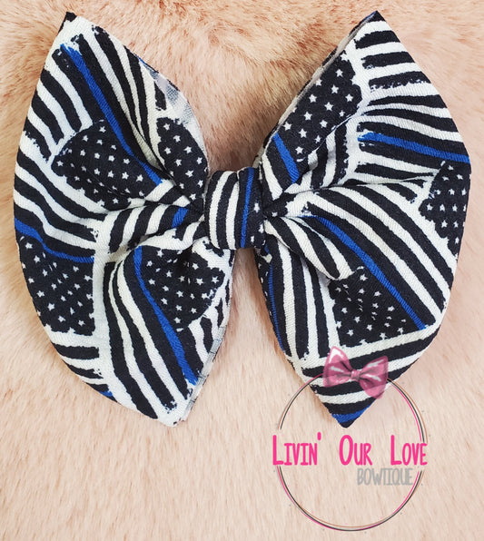 Thin Blue Line - Livin' Our Love Bowtique