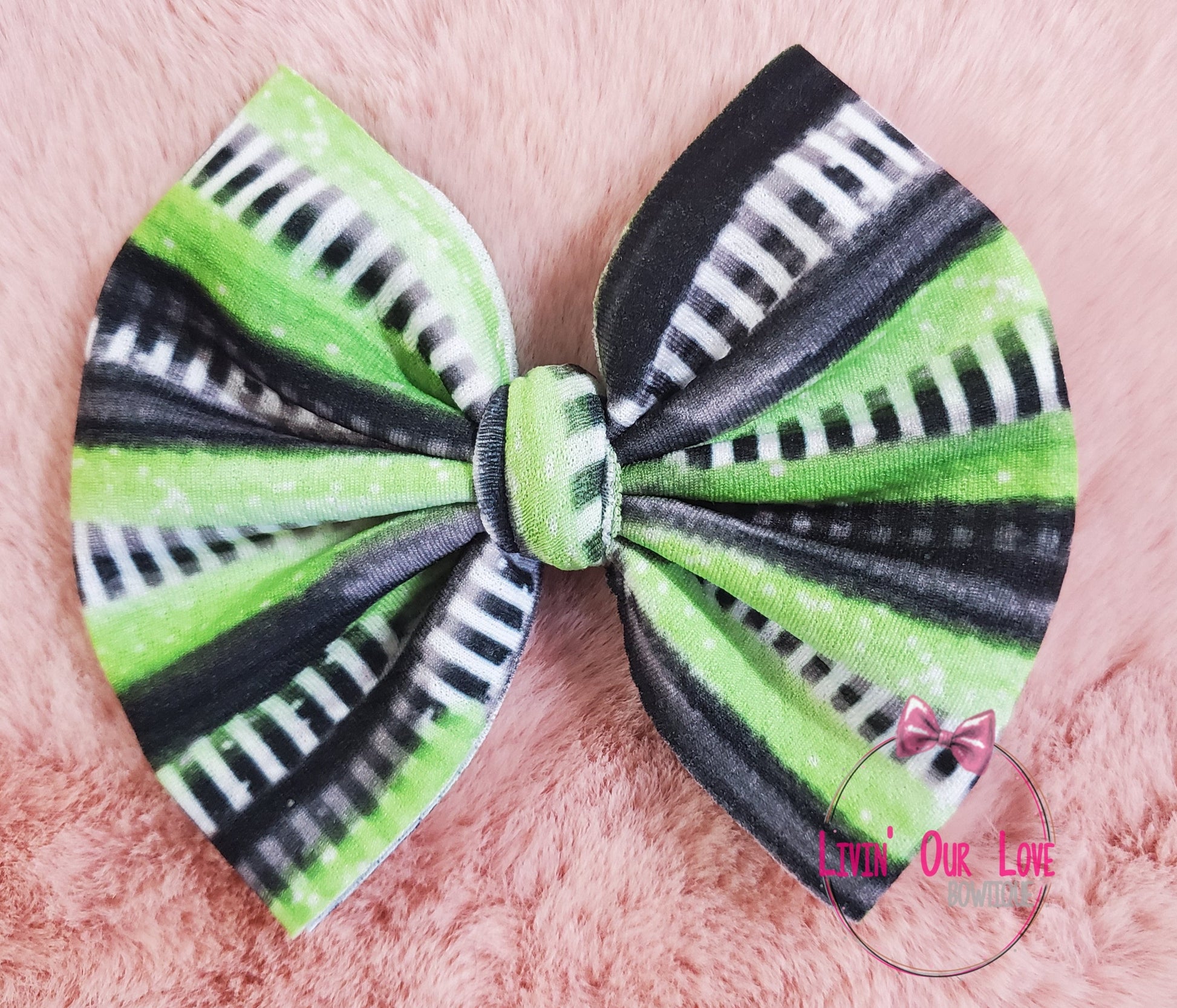 Beetlejuice brushstrokes - Livin' Our Love Bowtique