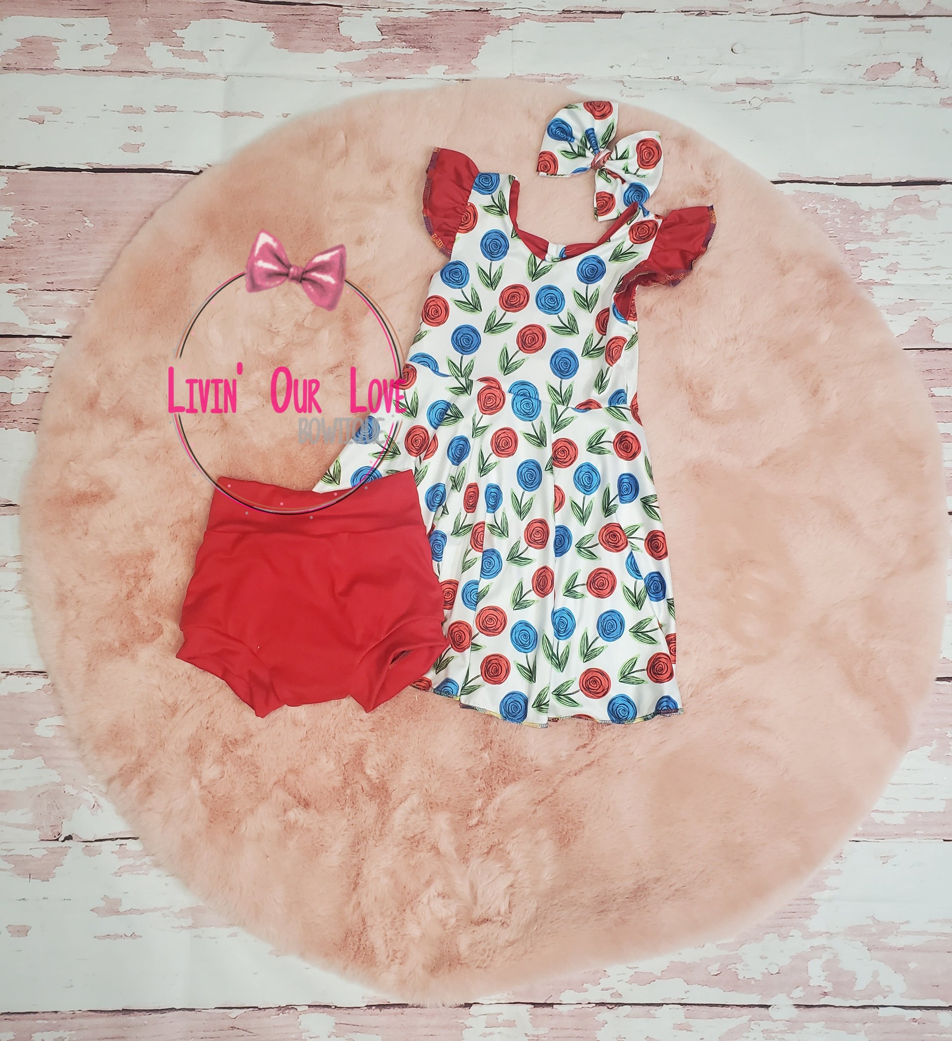 Aria Bow Back Dress - Livin' Our Love Bowtique