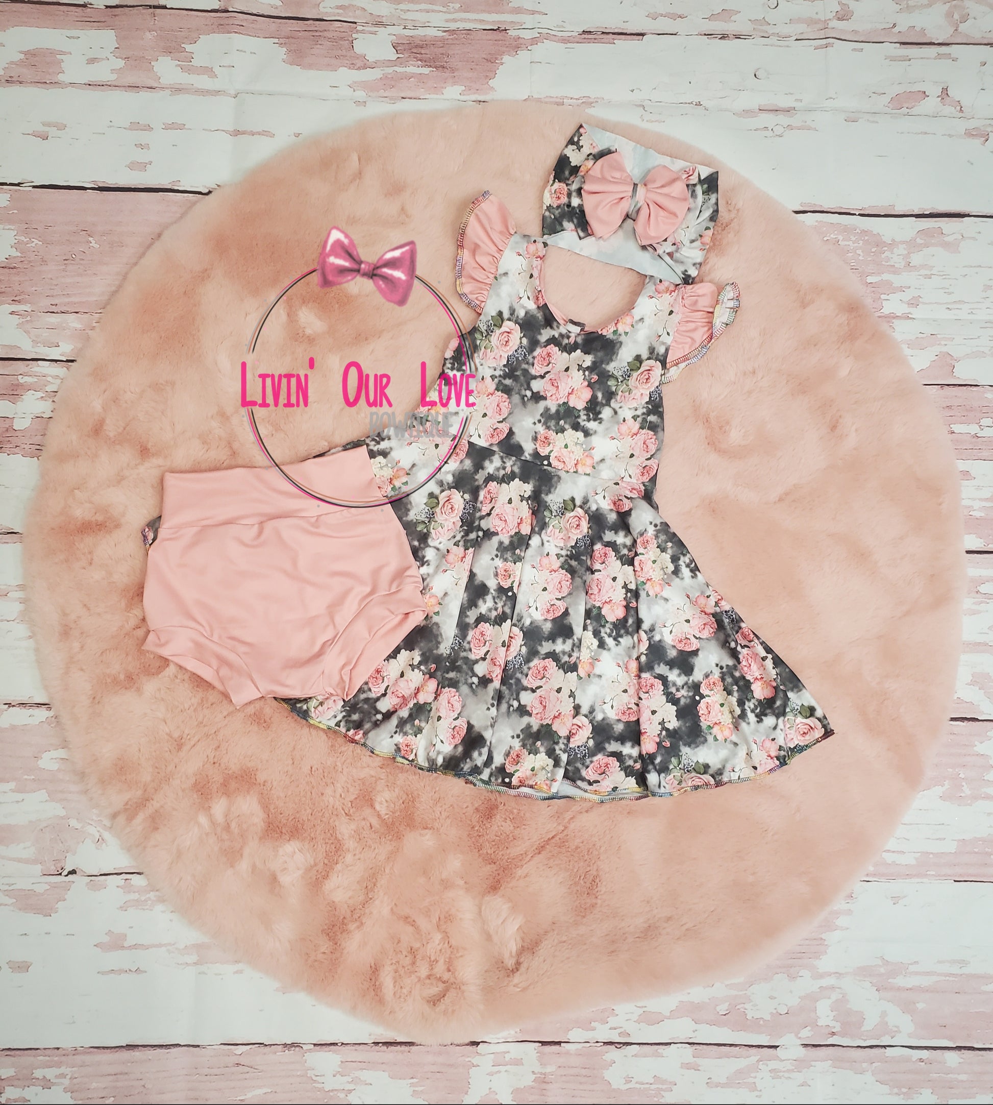Aria Bow Back Dress - Livin' Our Love Bowtique