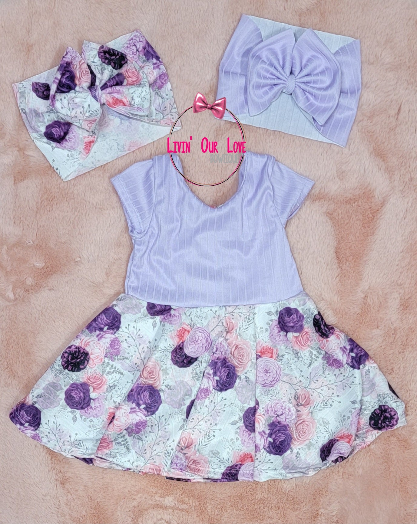 Aria Bow Back Dress - Livin' Our Love Bowtique