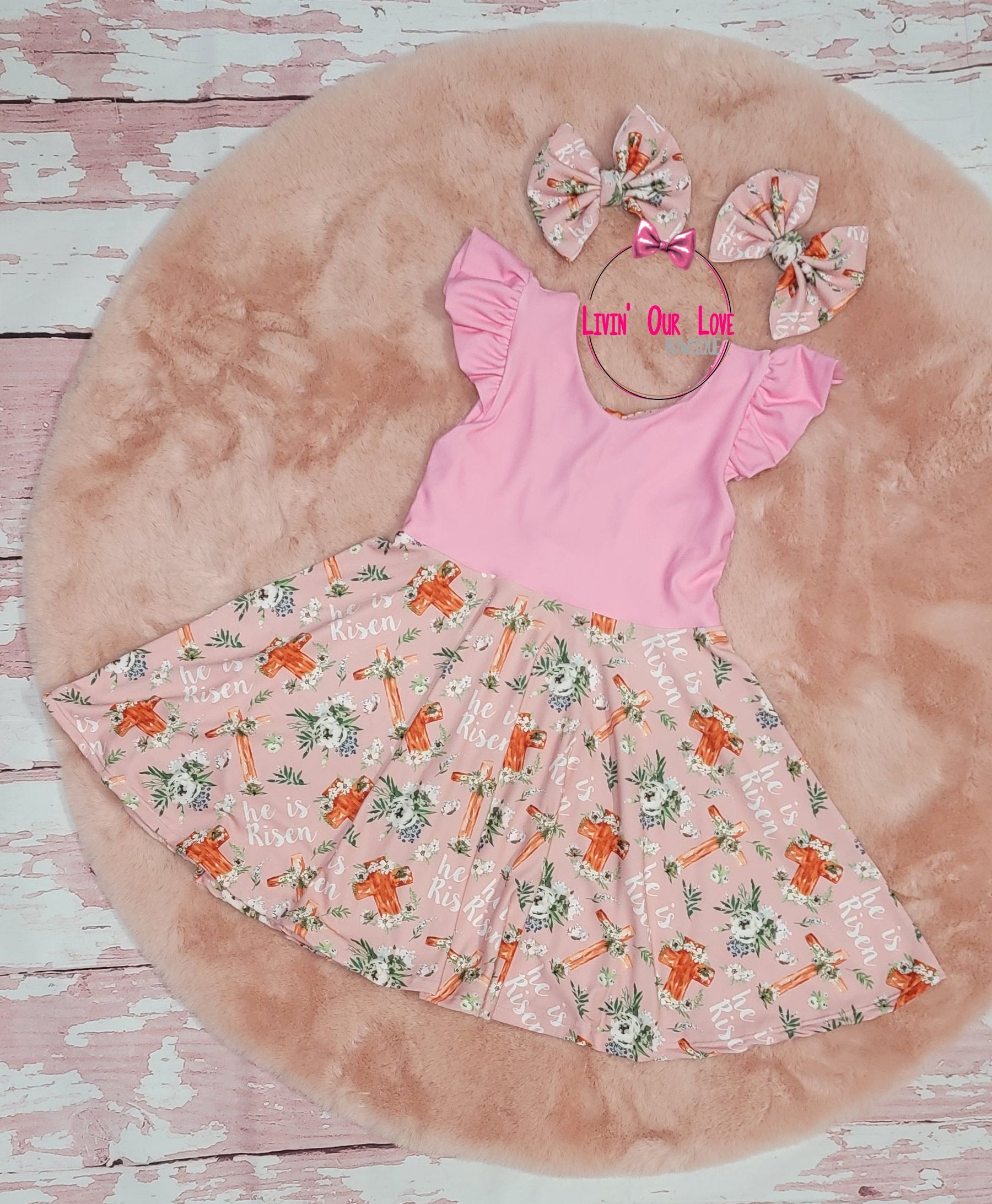 Aria Bow Back Dress - Livin' Our Love Bowtique