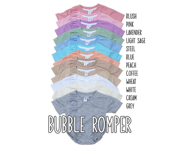 Sublimation Shirt- Bubble Romper