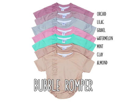 Sublimation Shirt- Bubble Romper