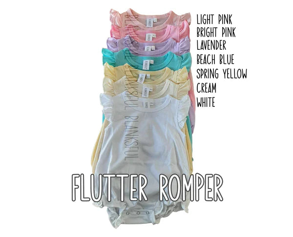 Sublimation Shirt- Flutter Romper