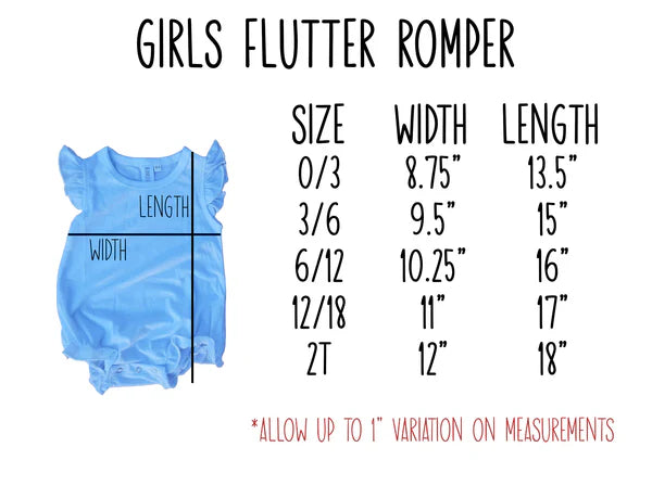 Sublimation Shirt- Flutter Romper