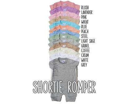 Sublimation Shirt- Shortie Romper