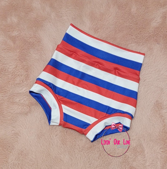 RWB Stripe Bummies