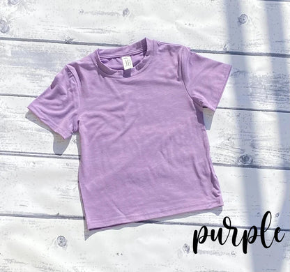 Sublimation Shirt- Short Sleeve Kids