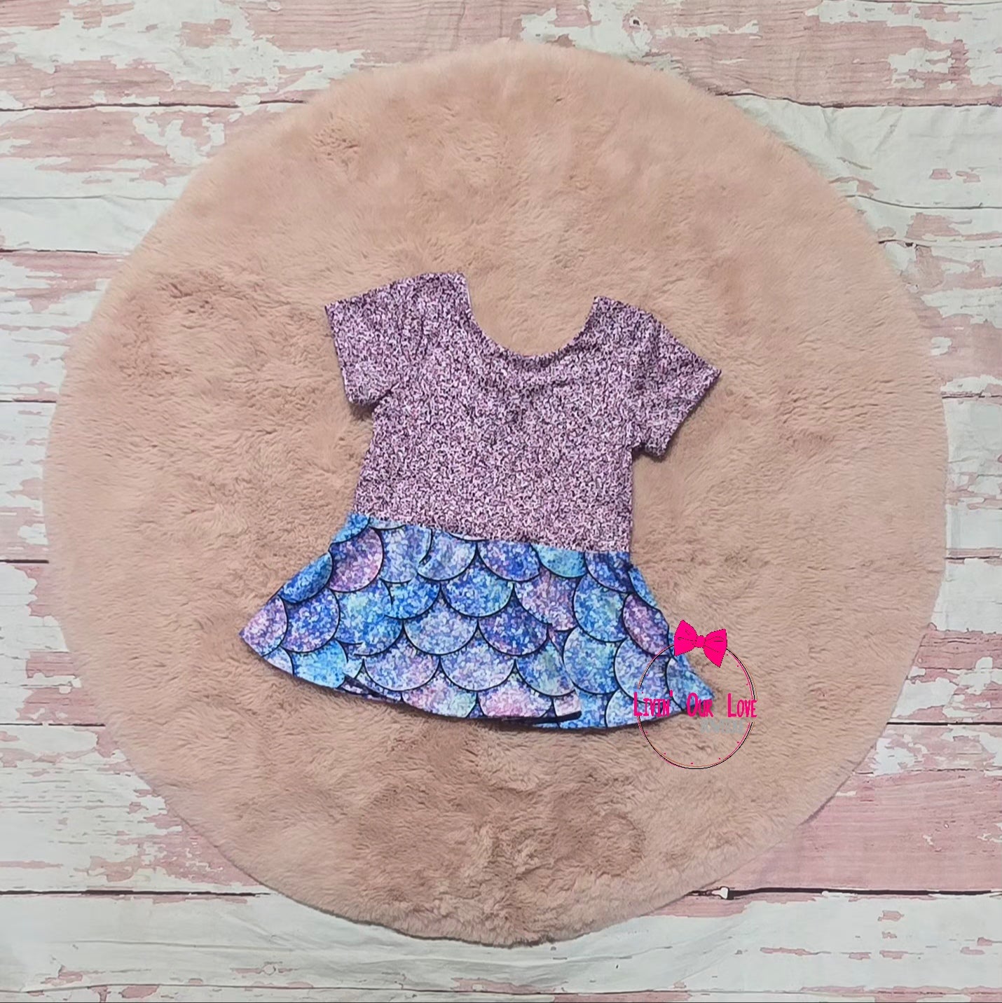 Mermaid Scales Melanie Peplum