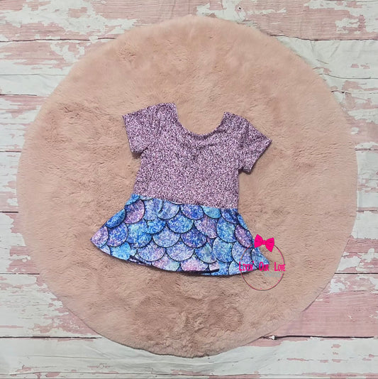 Mermaid Scales Melanie Peplum