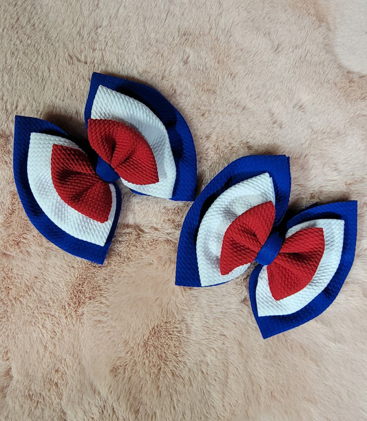 Double/Triple Stack Bow - Livin' Our Love Bowtique